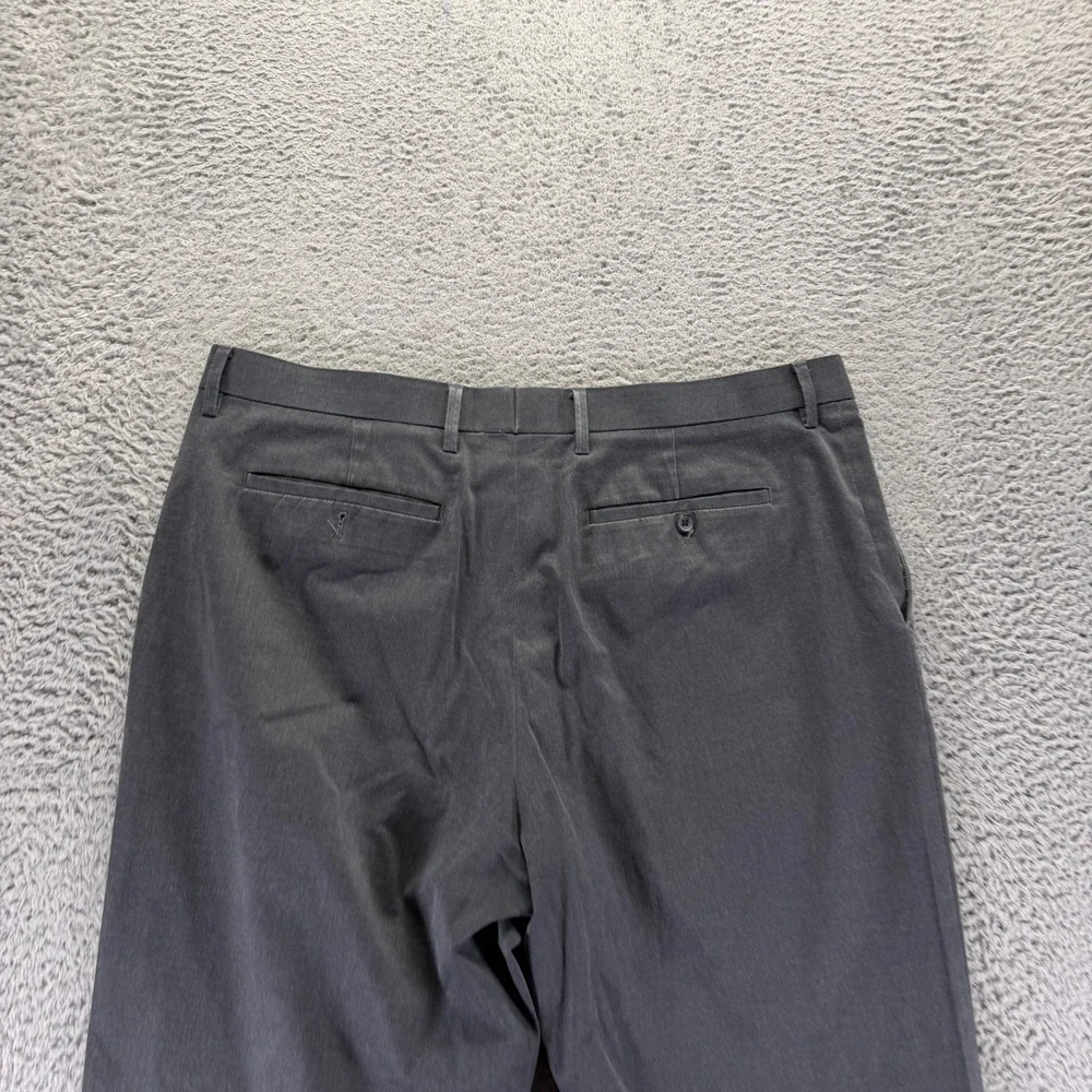 Banana Republic Pant Mens 40x30 Gray Cotton Dress Straight Career Preppy Stretch